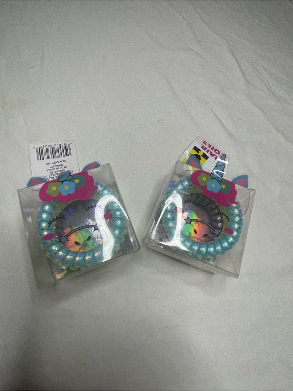 Kids Unicorn Hair Coil Set - multi colored NWT